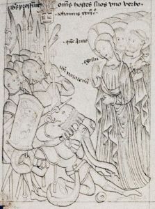 Bodleian Library - Douce 204, fol. 17r - 1430 (circa)