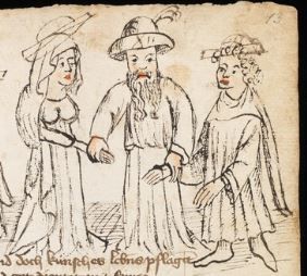 Kantonsbibliothek - VadSlg Ms. 352, fol.1-2, fol. 13 - 1440 (circa)