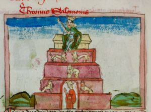 Konsistorialbibliothek (kept in the Stadtarchiv) - WD 107, fol. 22v - 15th century (middle)