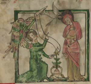 Walters Art Museum - W. 149, fol. 2v - 14th century (late)