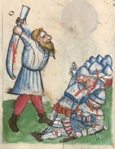 Bayerische Staatsbibliothek - Clm 3003, fol. 16v - 14th century (second half)