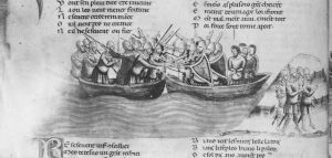 Benoît de Sainte-Maure p.212v - 14th century (second quarter)