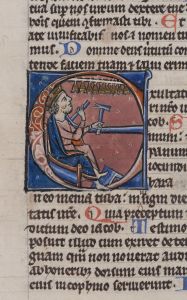 Sidney Sussex College - 96, fol. 187v - 1260 (circa)