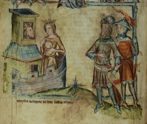 Badische Landesbibliothek - Karlsruhe 3378, fol. 132 - 14th century (middle)
