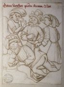 Bodleian Library - Douce f. 4, fol. 19c - 1460 (circa)