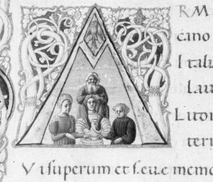 Vergil p.1r - 15th century