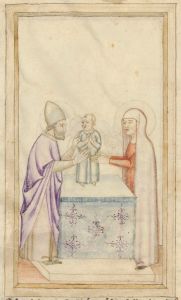 Bibliothèque de l'Arsenal - 593, fol. 12v - 14th century (second half)