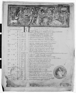 British Library - Cotton MS Tiberius B V, fol. 7r - 11th century (second quarter)