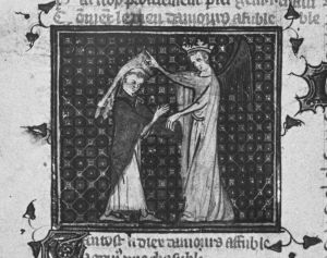 Guillaume de Lorris and Jean de Meun p.137v - 1348