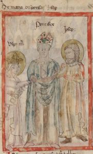 Biblioteca Apostolica Vaticana - Reg. lat. 99, fol. 8v - 1428