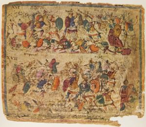 Biblioteca Ambrosiana - Cod. F 205 Inf., fol. 16-17 - 5th century (late)