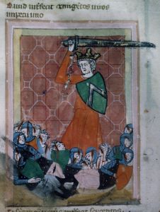 Biblioteca Corsiniana - 55.K.2 (Rossi 17), fol. 28r - 14th century (first half)
