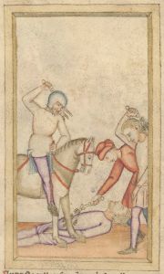 Bibliothèque de l'Arsenal - 593, fol. 17v - 14th century (second half)