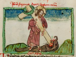 Konsistorialbibliothek (kept in the Stadtarchiv) - WD 107, fol. 61r - 15th century (middle)