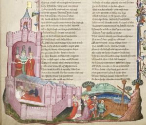 John Rylands Library - English MS 1, fol. 157v - 15th century (middle)