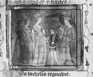 Guillaume de Lorris and Jean de Meun p.6r - 14th century