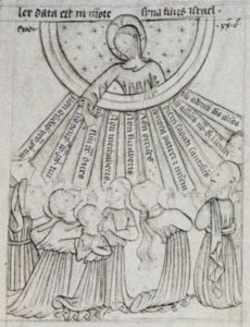 Bodleian Library - Douce 204, fol. 34v - 1430 (circa)