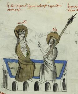 Biblioteca Apostolica Vaticana - Pal. lat. 1806, fol. 43v - 1401 (circa)