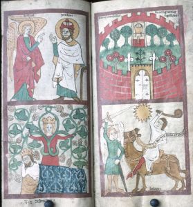 Historisches Archiv - Best. 7020 (W (with asterisk)) 105, fol. 16-17 - 14th century (second half)