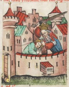 Benediktinerkollegium - Cod. membr. 8, fol. 24r - 1427