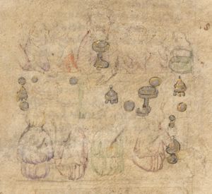 British Library - Add MS 11575, fol. 95r - 1410 (circa)
