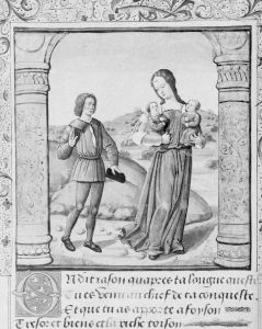 Ovid (Publius Ovidius Naso) p.43r - 16th century (early)