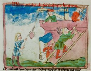 Konsistorialbibliothek (kept in the Stadtarchiv) - WD 107, fol. 71v - 15th century (middle)