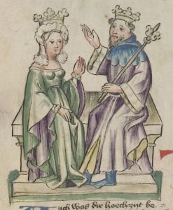 Universitätsbibliothek - Pal. germ. 432, fol. 45v - 1420 (circa)