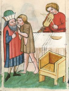 Bayerische Staatsbibliothek - Clm 3003, fol. 13v - 14th century (second half)