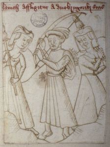 Bodleian Library - Douce f. 4, fol. 20c - 1460 (circa)