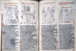 Staatsbibliothek - lat. fol. 329, fol. 26v-27r - 14th century (middle)