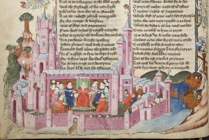 John Rylands Library - English MS 1, fol. 34v - 15th century (middle)