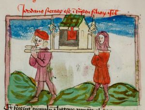 Konsistorialbibliothek (kept in the Stadtarchiv) - WD 107, fol. 28v - 15th century (middle)