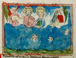 Konsistorialbibliothek (kept in the Stadtarchiv) - WD 107, fol. 87r - 15th century (middle)