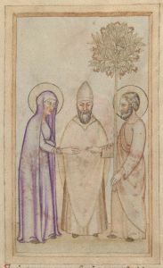 Bibliothèque de l'Arsenal - 593, fol. 8r - 14th century (second half)
