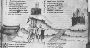 Benoît de Sainte-Maure p.213r - 14th century (second quarter)