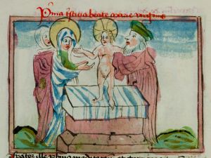 Konsistorialbibliothek (kept in the Stadtarchiv) - WD 107, fol. 92v - 15th century (middle)