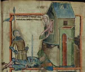 Badische Landesbibliothek - Karlsruhe 3378, fol. 133 - 14th century (middle)
