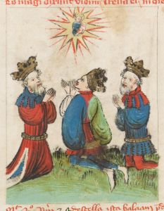 Benediktinerkollegium - Cod. membr. 8, fol. 11v - 1427