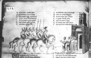 Benoît de Sainte-Maure p.218r - 14th century (second quarter)