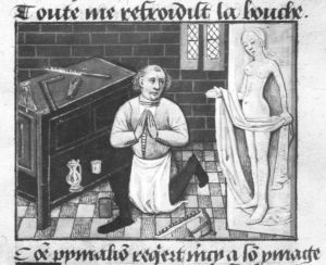 Guillaume de Lorris and Jean de Meun p.149v - 1470 (circa)