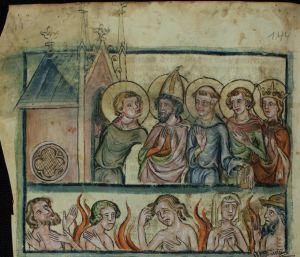 Badische Landesbibliothek - Karlsruhe 3378, fol. 144 - 14th century (middle)