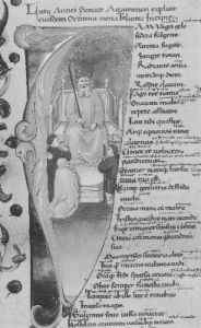 Seneca, Lucius Annaeus p.117r - 14th century