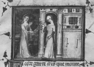 Guillaume de Lorris and Jean de Meun p.146r - 1348