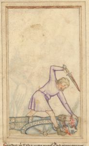 Bibliothèque de l'Arsenal - 593, fol. 15v - 14th century (second half)