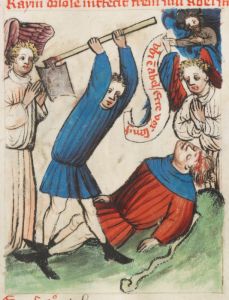 Benediktinerkollegium - Cod. membr. 8, fol. 19r - 1427