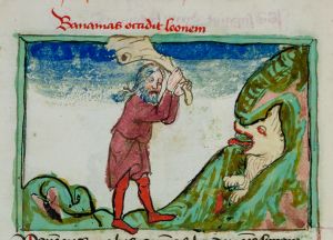 Konsistorialbibliothek (kept in the Stadtarchiv) - WD 107, fol. 61v - 15th century (middle)