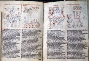 Staatsbibliothek - lat. fol. 329, fol. 24v-25r - 14th century (middle)