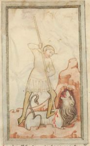Bibliothèque de l'Arsenal - 593, fol. 23r - 14th century (second half)