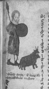 Ovid (Publius Ovidius Naso) p.19v - 13th century (first quarter)
